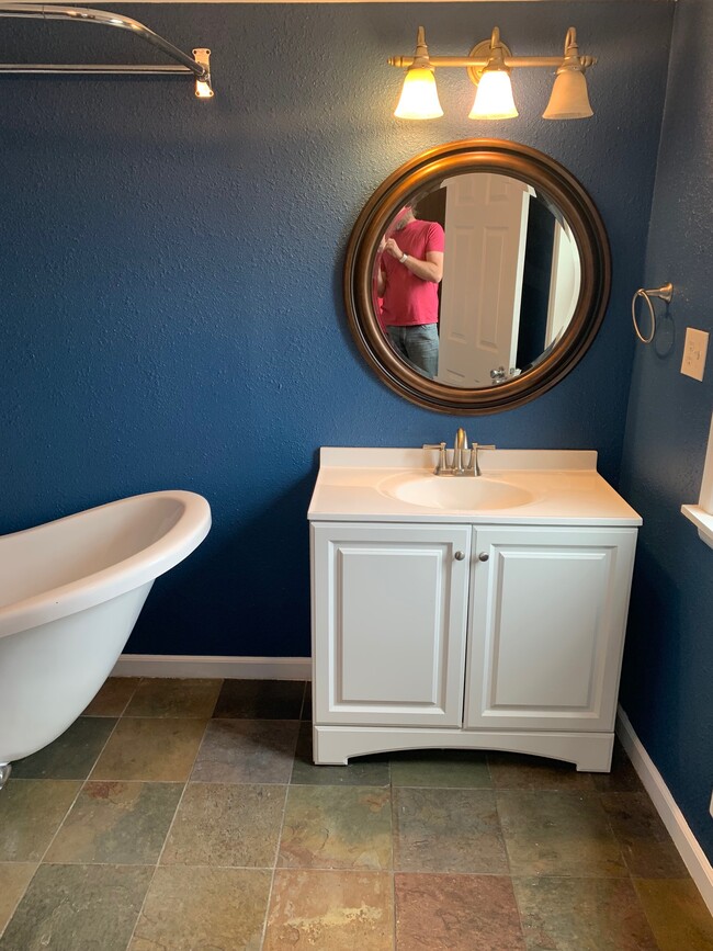 Back Bathroom with claw foot tub. - 3720 S L St