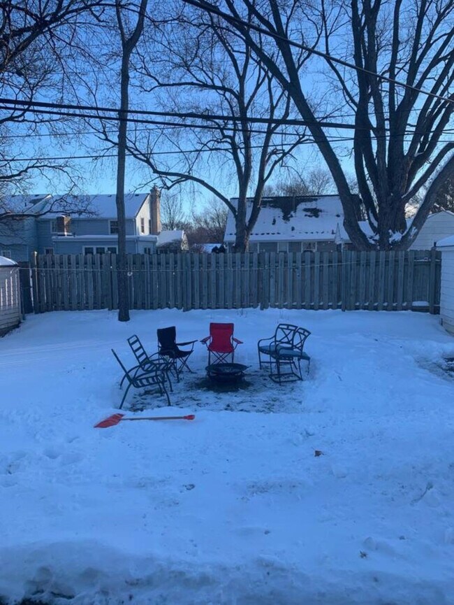 Rear Yard Winter View - 5639 Penn Ave S
