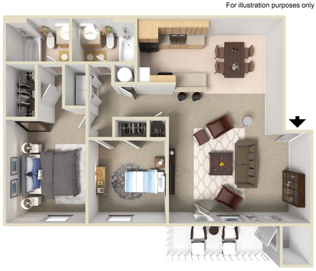 Floorplan - Ashby Green Apartment Homes