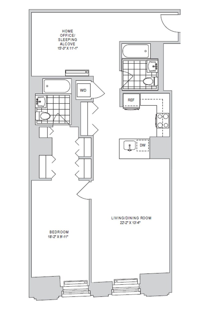 Floorplan - 70 Pine Apartments