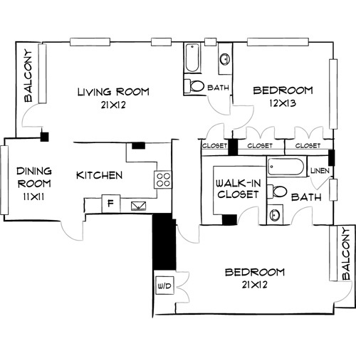 Floorplan - Southgate Towers