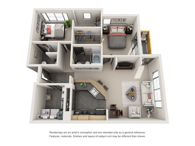 Floorplan - Saffron Apartments