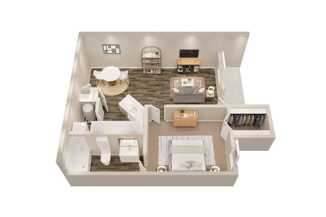 Floorplan - Trinity Oaks Apartment Homes