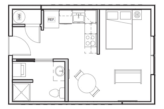 Studio - Fisterra Garden Townhomes