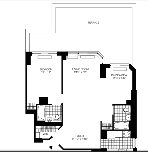 1BR/2BA - 345 East 94th Street