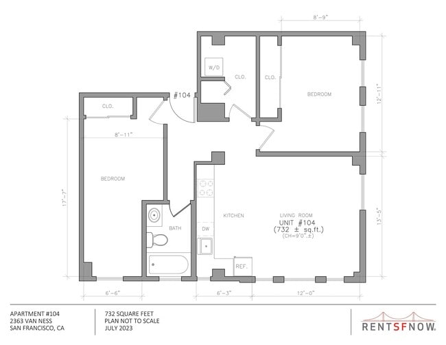 Floorplan - 2363 Van Ness