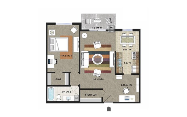 Floorplan - Chateau Montreal