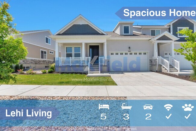 Primary Photo - 5BD/3BTH/2GAR - Great space - Lehi Living
