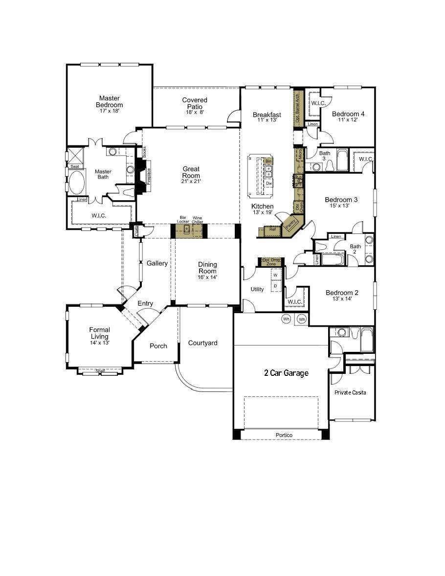 Floor Plan - 18419 Golden Maize