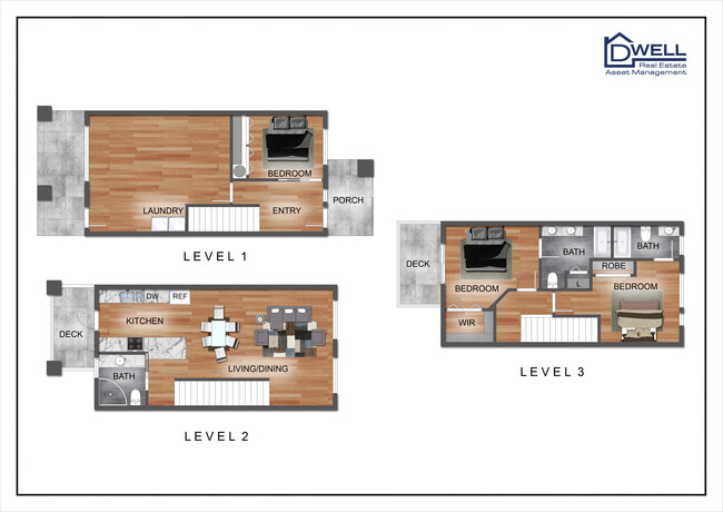 Floorplan - The Dewey Rd. Townhomes