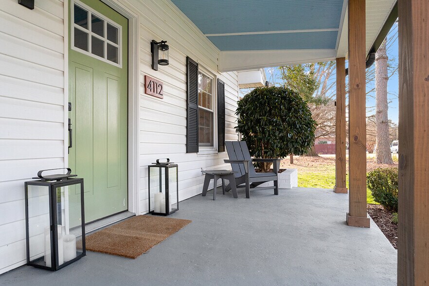 Covered Front Porch - 4112 Saint James Church Rd