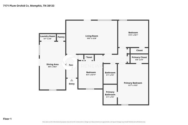 Building Photo - 3 Bedroom Pet-Friendly Home in Memphis, TN with Main Street Renewal