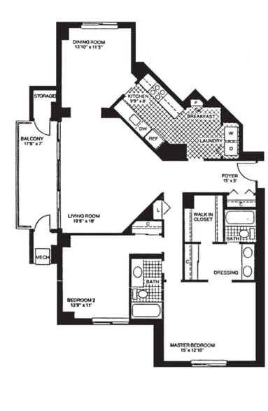 Floor plan - 5505 Seminary Rd
