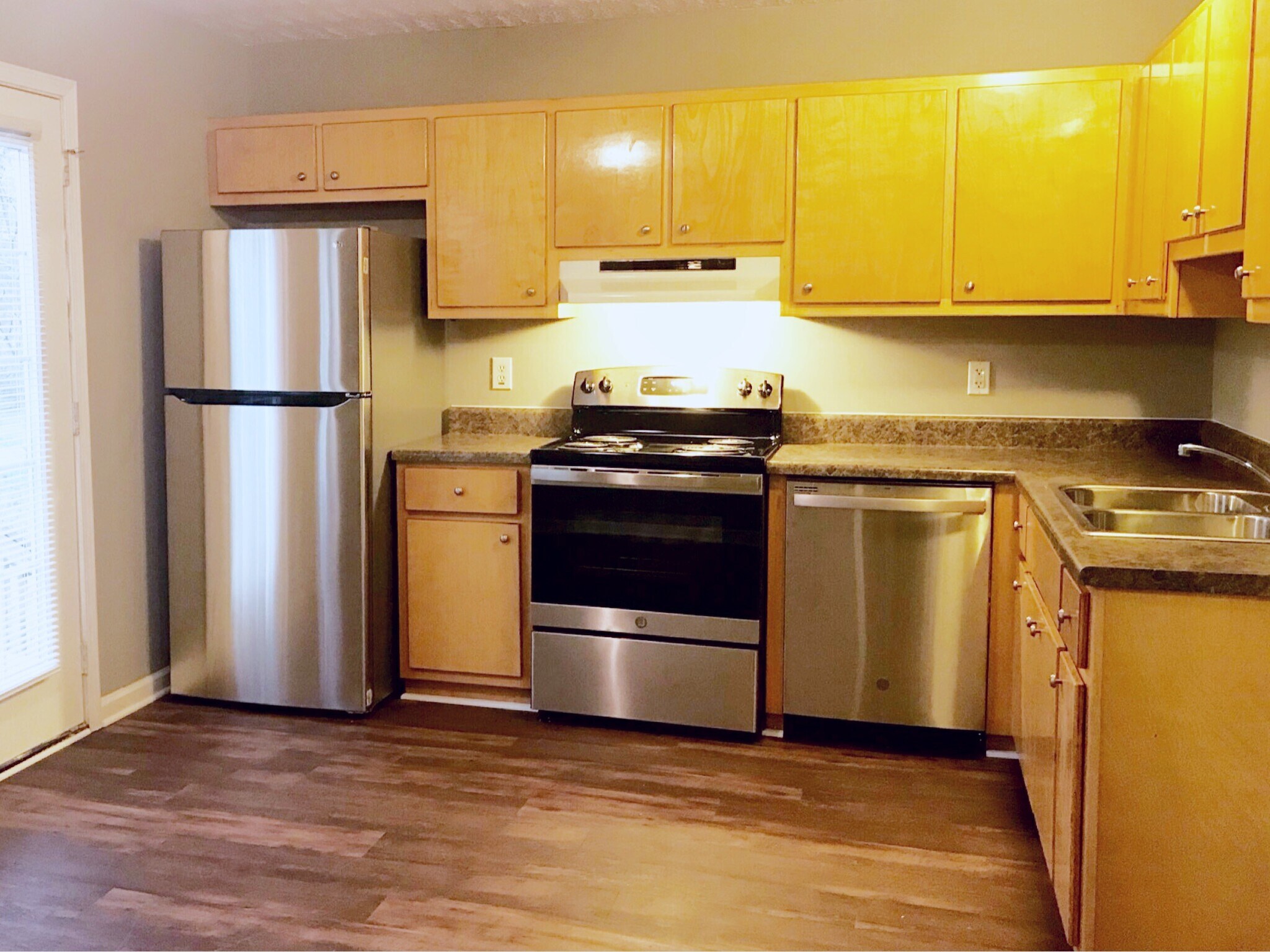 Kitchen. New stainless steel appliances. - 216 Winters St