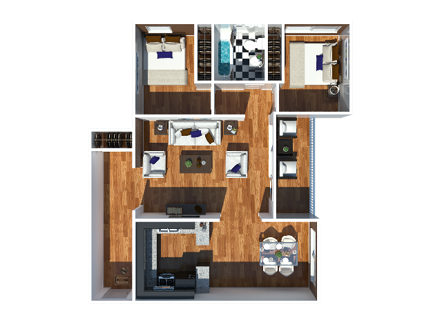 Stewart 2 bedroom - Lindsay 414
