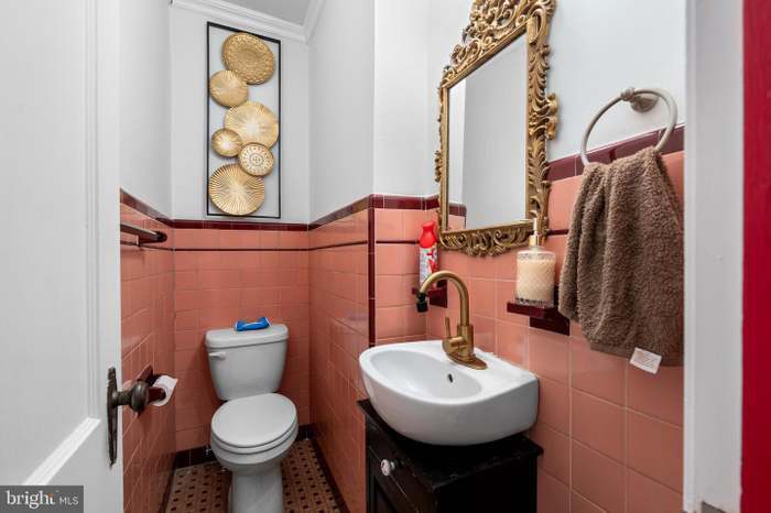 First Floor Half Bathroom - 5734 Woodbine Ave