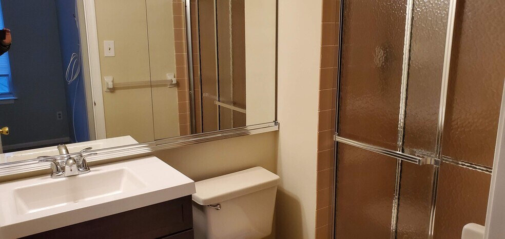 One of the Master Baths with Stall Shower - 610 Larch Ct