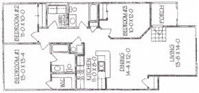 3BR/2BA - Pinebrook & Library Park Apartments
