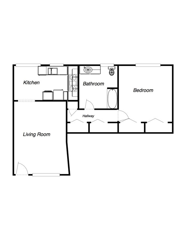Floorplan - Benson Apartments