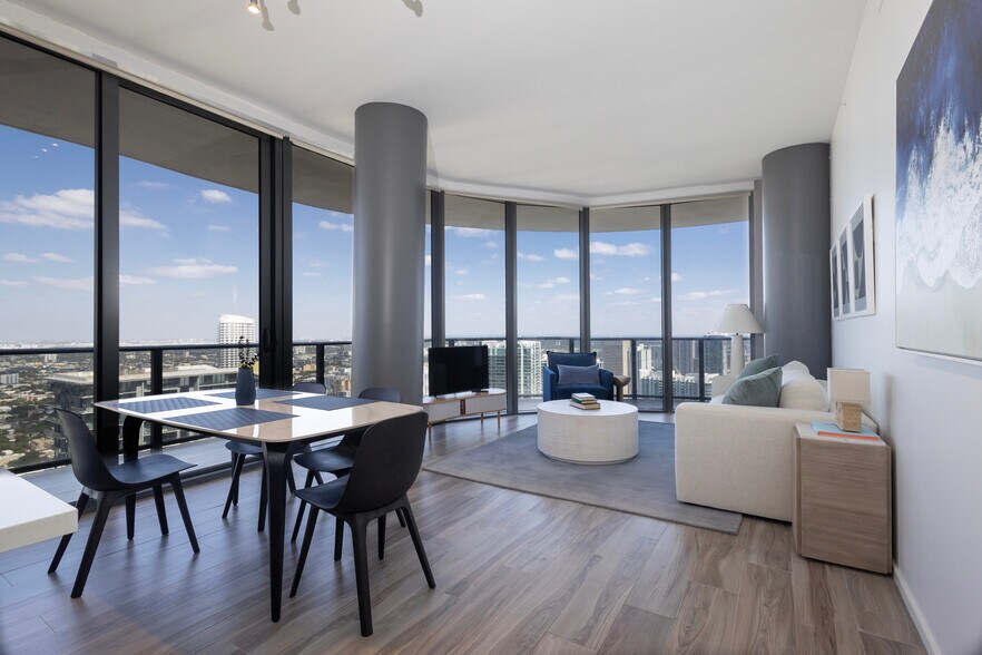 Living room - 801 S Miami Ave