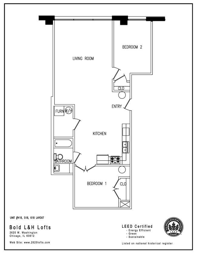 Floorplan - 2620 Lofts