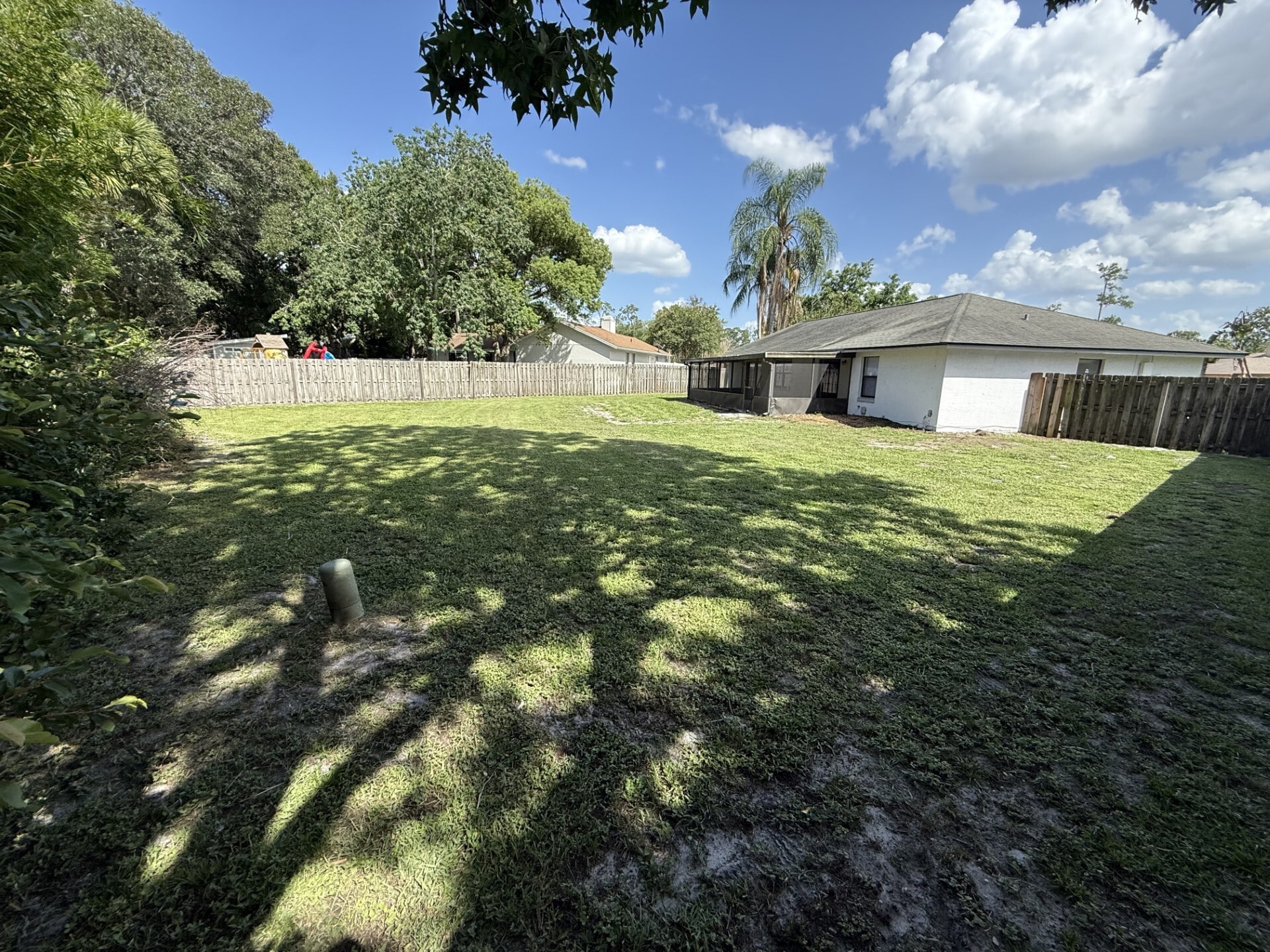 Back yard Shade - 9211 Palm Tree Dr