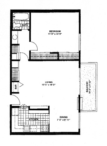 Floorplan - Oak Creek Apartments