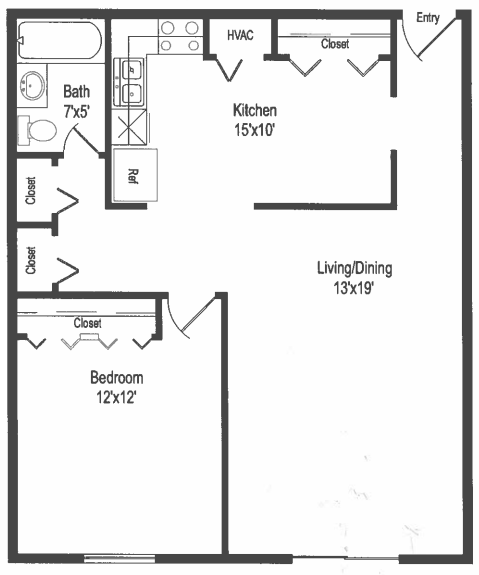 Floorplan - The Oaks at Reservoir