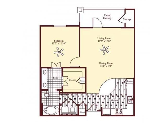 1BR/1BA - Portofino at Las Colinas