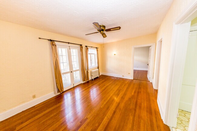 Livingroom Closed French Doors - 503 N Arthur Ashe Blvd