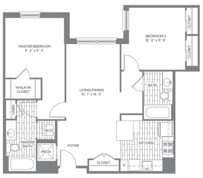 Floorplan - The Asher