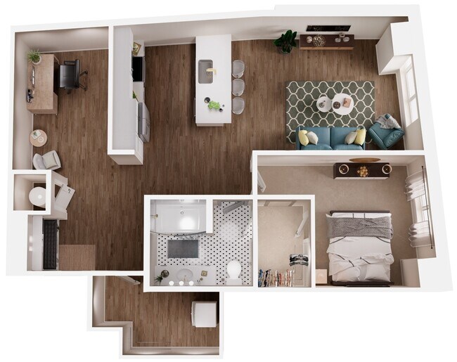 Floorplan - The Crown of Queen City