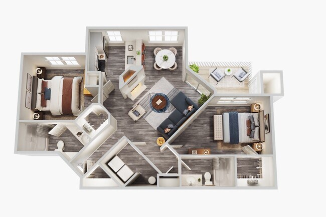 B2 - 2 Bed 2 Bath - Rise Avalon