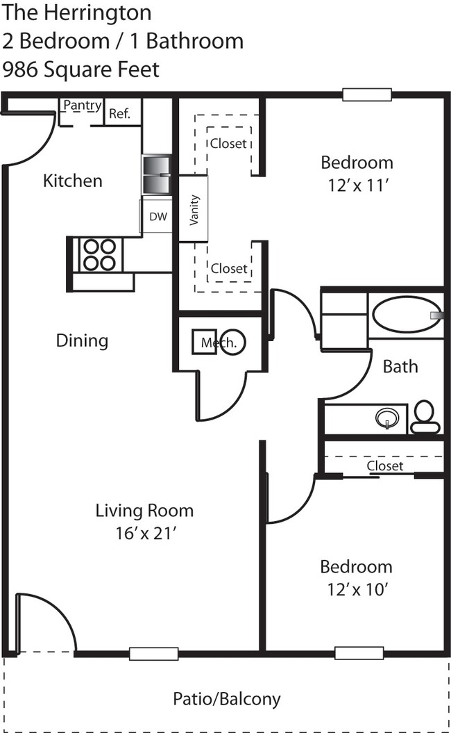 The Herrington - Fountain Lake Villas