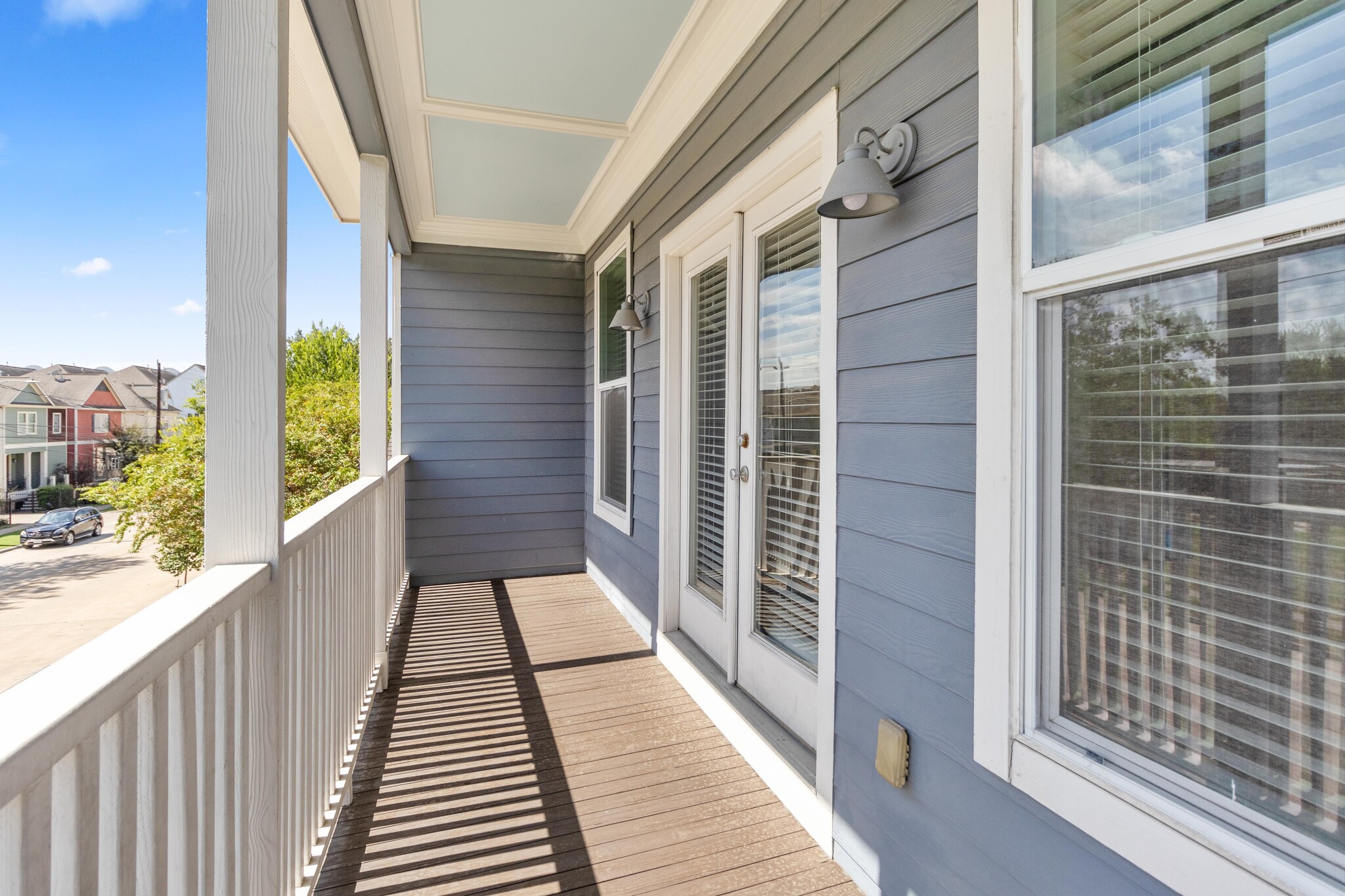 Balcony view West - 1221 W 23rd St