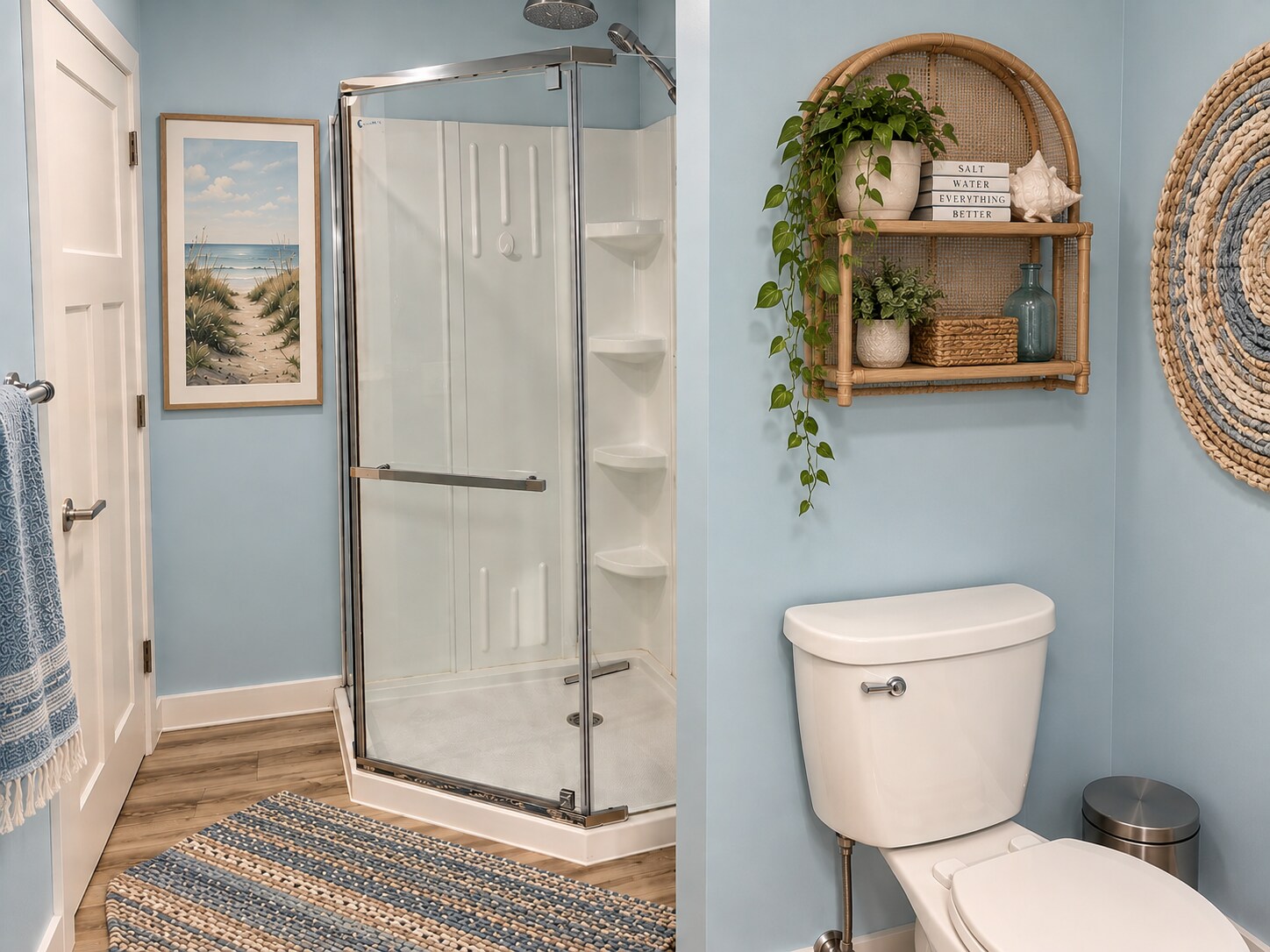 Rainhead and Handheld shower - 317 N Wasson Ln
