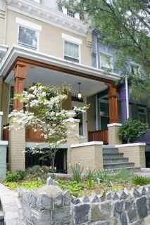 Front porch in spring - 1710 Euclid St NW