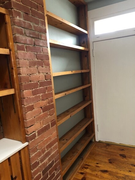 Unique Brick and Wood Design of Eat-In Kitchen - 367 Lehigh Ave