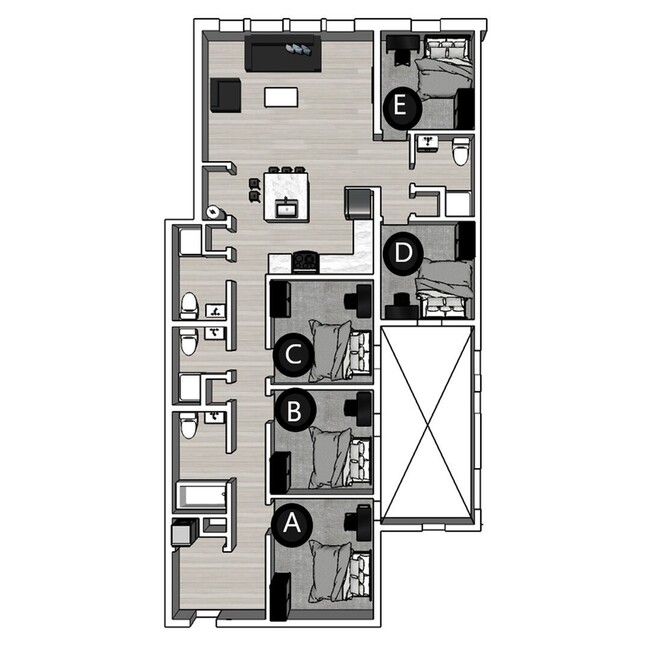 5BR/4BA - Lux North - The Lux and Lofts