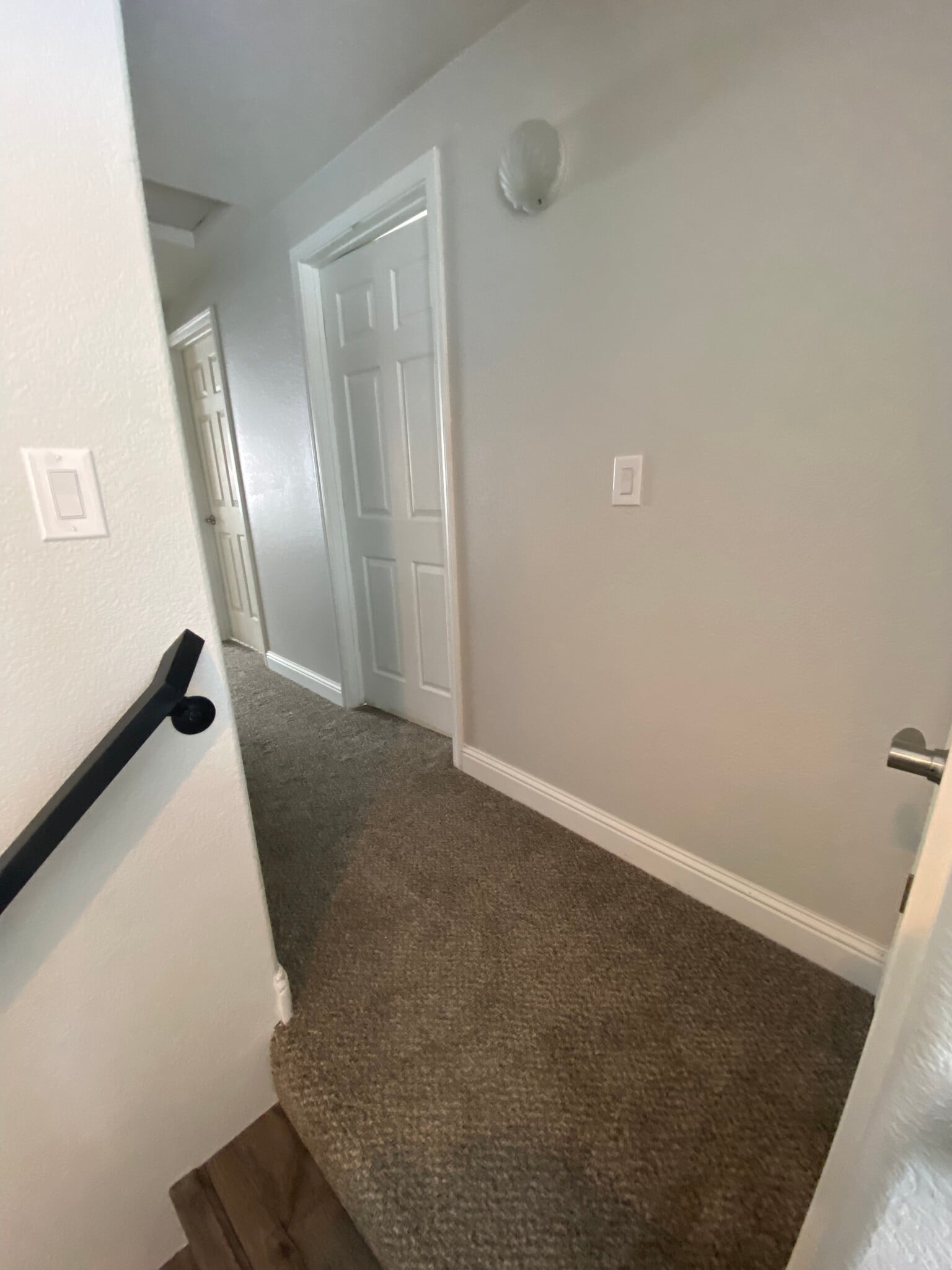 Top of stairs. Linens closet on the right. - 17110 Waxwing Ct