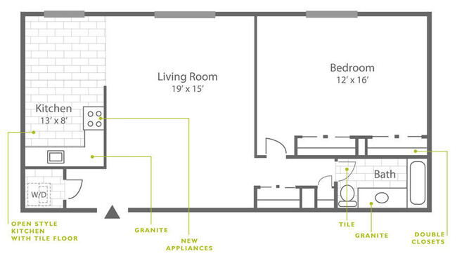 Floorplan - Leverington Court Apartments