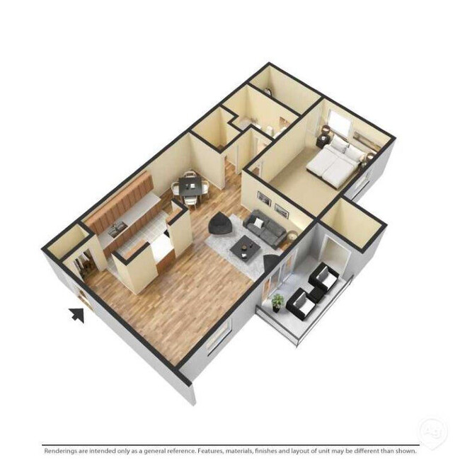 Floorplan - Falcon Pointe Apartments