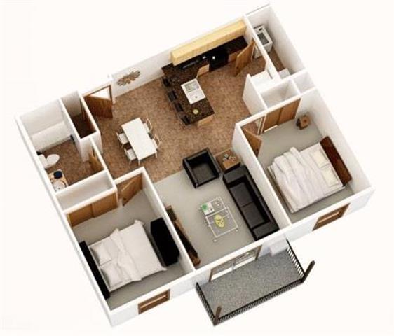 Floorplan - Roosevelt West Apartments