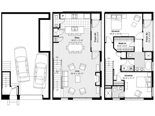 2 Bedroom Townhouse - Founders at Union Hill