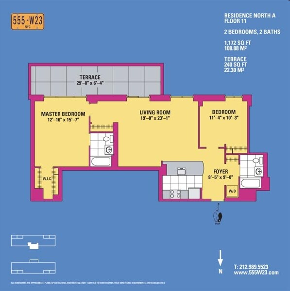 Floorplan - 555 West 23rd Street