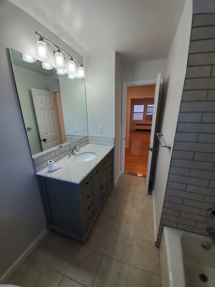Bathroom Vanity and Mirror - 216 Glen Ave