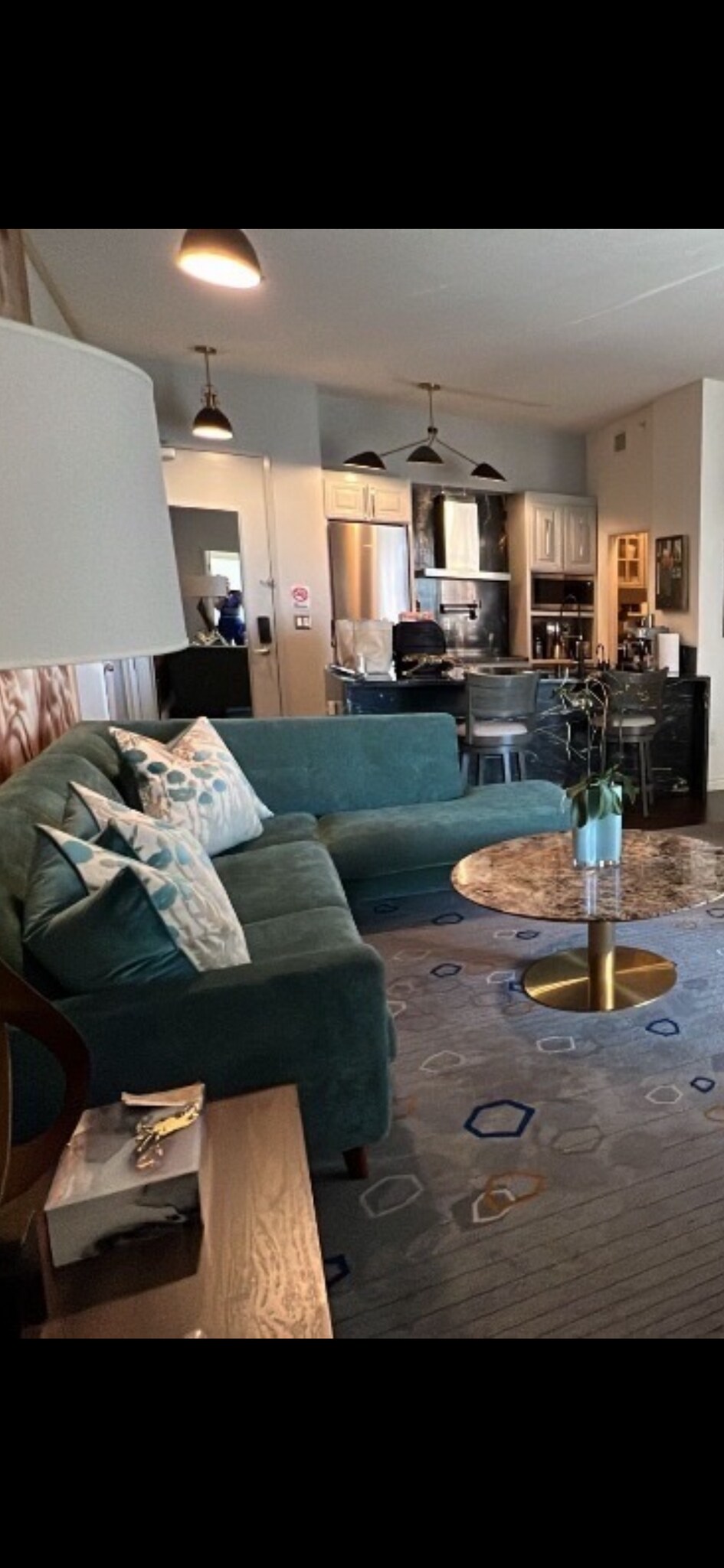 Living Room Couch - 388 E Ocean Blvd