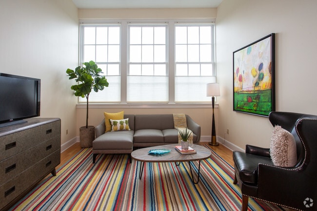 Living Room - Designed for Resident Comfort and Interaction - Bristol Properties Apartments