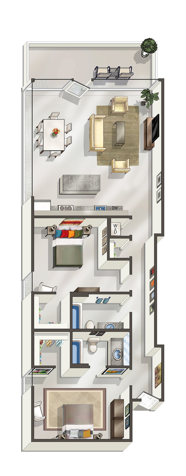 Floorplan - Argon Apartments