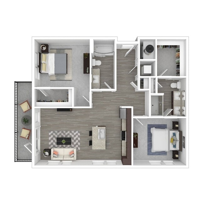 Floorplan - FIFTEEN51 Apartments of Lexington